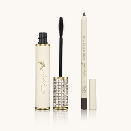 Smoky Eye Bundle: Dolly-Eyes Mascara in Jet Black & Hi-Definition Eye Pencil in Smoky Brown