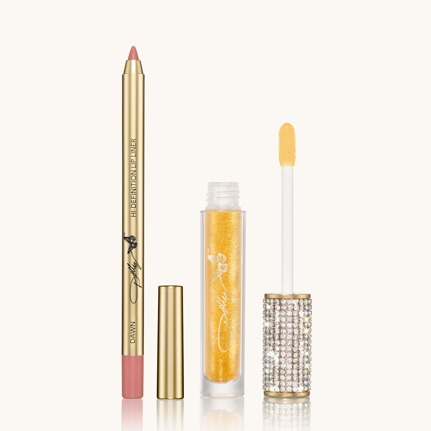 Sunrise Lip Bundle: Dawn Lip Liner & Gold Dust Lip Gloss