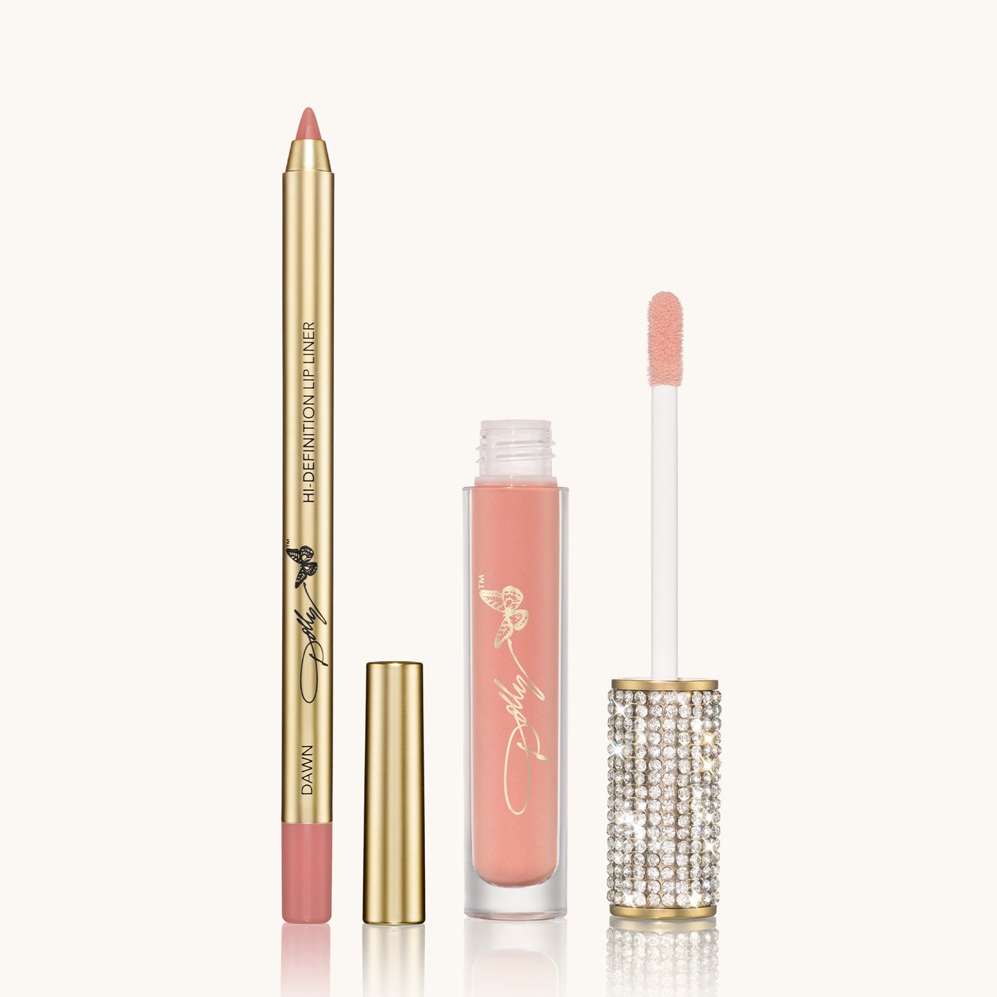 Petal Perfect Lip Bundle: Dawn Lip Liner & Rose Petal Lip Gloss