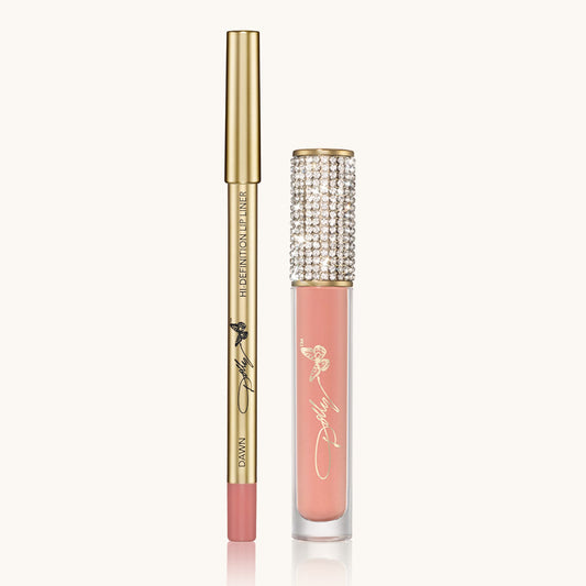 Petal Perfect Lip Bundle: Dawn Lip Liner & Rose Petal Lip Gloss